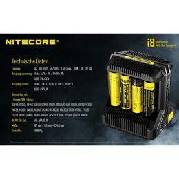 Nitecore i8 Intellicharger Akku-Ladeger&auml;t