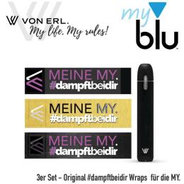 MYblu Klebefolie Sticker Set #dampftbeidir