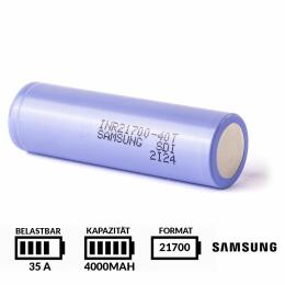 Samsung 40T 21700 Akku 4000mAh 35A