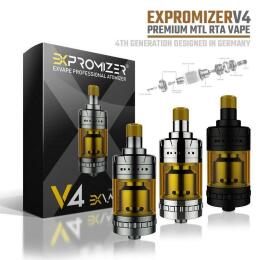 Exvape Expromizer V4 MTL RTA Tank - 2ml 23mm Verdampfer