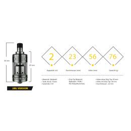 Exvape Expromizer V4 MTL RTA Tank - 2ml 23mm Verdampfer