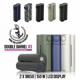Squid Industries Double Barrel V3 - 150 W 18650 Akkuträger
