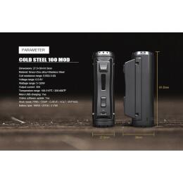 Ehpro Cold Steel 100 Mod - 100 W 21700 Akkuträger