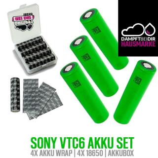 dampftbeidir Akku Set 4x VTC6 Batterien