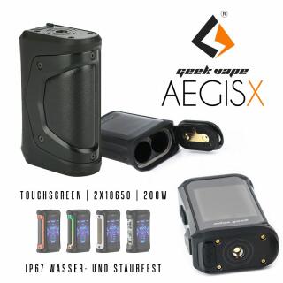 GeekVape Aegis X Mod - 200 W 18650 Akkuträger