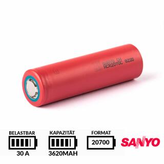 Panasonic 20700 Akku 3620mAh 30A