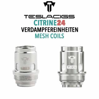 Tesla Citrine 24 Coils - Verdampfer