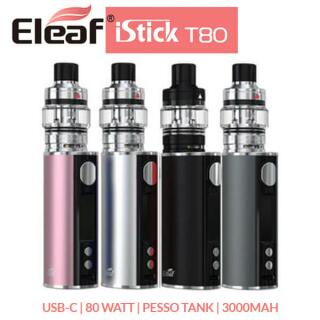 Eleaf iStick T80 Kit - Pesso 5ml 3000mAh 80W Set