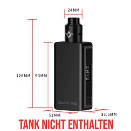 Rincoe Manto Pro Mod - 228 W 18650 Akkuträger