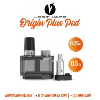 Lost Vape Origin Tank - Orion Plus Pod inkl. Coils