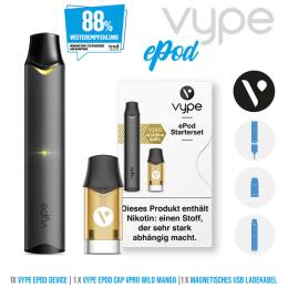 Vype ePod E-Zigarette Starterset mit 18mg/ml Pod