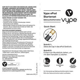 Vype ePod E-Zigarette Starterset mit 18mg/ml Pod