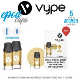 Vype ePod Caps - vPro Golden Tobacco Pods
