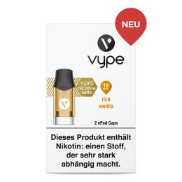 Vype ePod Caps - vPro Rich Vanilla Pods