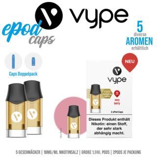Vype ePod Caps - vPro Very Berry Pods