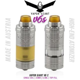 Vapor Giant V6 S RTA Tank - 5,5ml 23mm Verdampfer