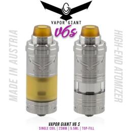 Vapor Giant V6 S RTA Tank - 5,5ml 23mm Verdampfer