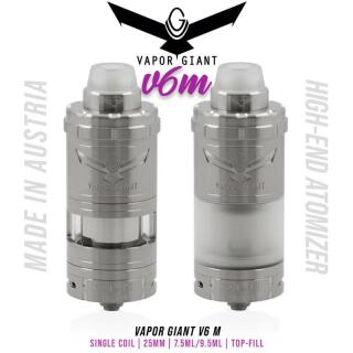 Vapor Giant V6 M RTA Tank - 7,5ml 25mm Verdampfer