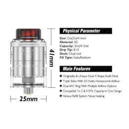 THC Tauren Max RDTA - 4,5ml 25mm Verdampfer