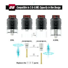 THC Tauren Max RDTA - 4,5ml 25mm Verdampfer