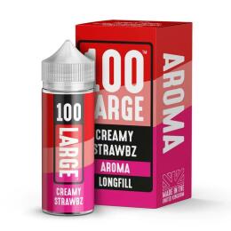 Large Juice Aroma - Creamy Strawbz 30ml Longfill