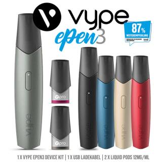 Vype ePen 3 E-Zigarette Starter Set - 12mg/ml Pods