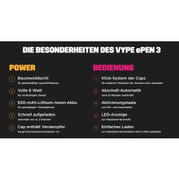 Vype ePen 3 E-Zigarette Starter Set - 12mg/ml Pods
