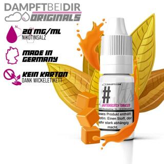 dampftbeidir Nikotinsalz # - Butterscotch Tobacco 10ml 20mg/ml