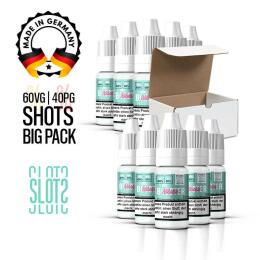 SLOTS Nikotin Shots 60/40 -  10er Packung Nikotinshot...