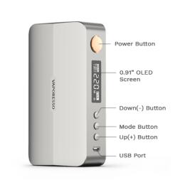 Vaporesso Gen X Mod - 220W 18650 Akkutr&auml;ger