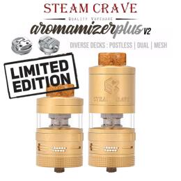 Steamcrave Aromamizer Plus V2 RDTA Limited Edition Gold