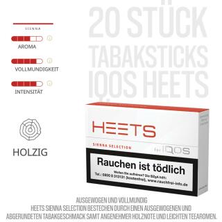 IQOS Heets - Sienna Selection 20 Tabaksticks
