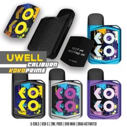 Uwell Caliburn Koko Prime Kit - 2ml 690mAh G Pod