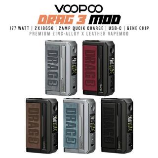 Voopoo Drag 3 Mod - 177 Watt 18650 Akkuträger