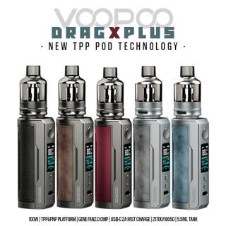 Voopoo Drag X Plus Kit - 100 Watt 5,5 ml TPP Kit