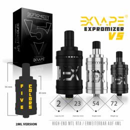 Exvape Expromizer V5 MTL RTA - 2ml 23mm Verdampfer