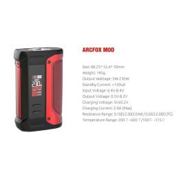Smok Arcfox Kit - 7,5ml 230W TFv18 Tank Set