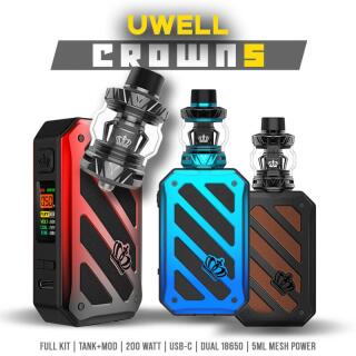 Uwell Crown 5 Kit - 5ml 200W Crown V Tank Set
