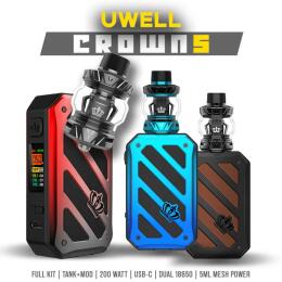 Uwell Crown 5 Kit - 5ml 200W Crown V Tank Set