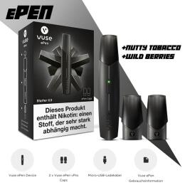 Vuse ePen E-Zigarette - Starterset mit 2 Pods