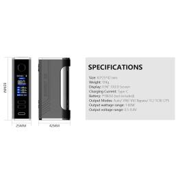 ZQ Essent SE Mod - 80 W 18650 Akkutr&auml;ger