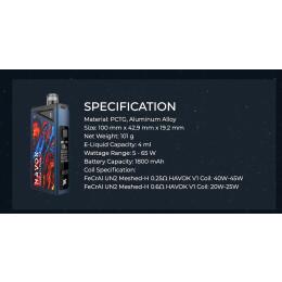 Uwell Havok V1 Pod Kit - 1800 mAh 65W 4 ml Set