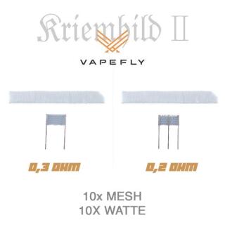 Vapefly Kriemhild 2 RMC Coils - Mesh und Watte