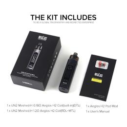 Uwell Aeglos H2 Pod Kit - 1500mAh 4,5 ml Podsystem