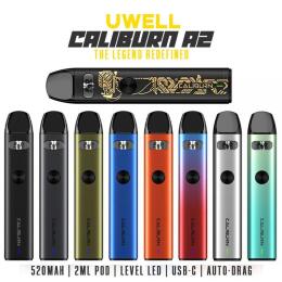 Uwell Caliburn A2 Pod Kit - 520mAh 2ml Podsystem