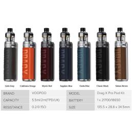 Voopoo Drag X Pro Kit - 100W 21700 TPP Podsystem