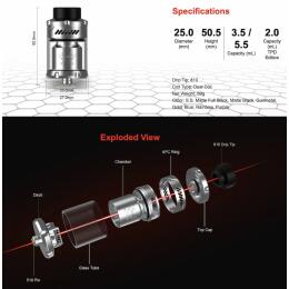 HellVape Dead Rabbit 3 RTA Tank Verdampfer
