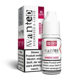 Wanted Overdosed Nikotinsalz Liquid 10ml - Himbeer Cassis