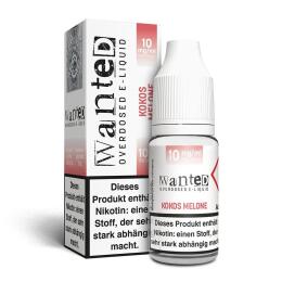 Wanted Overdosed Nikotinsalz Liquid 10ml - Kokos Melone
