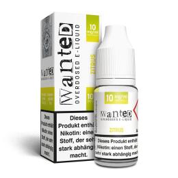 Wanted Overdosed Nikotinsalz Liquid 10ml - Zitrus